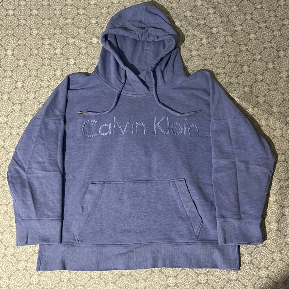 periwinkle Calvin Klein hoodie